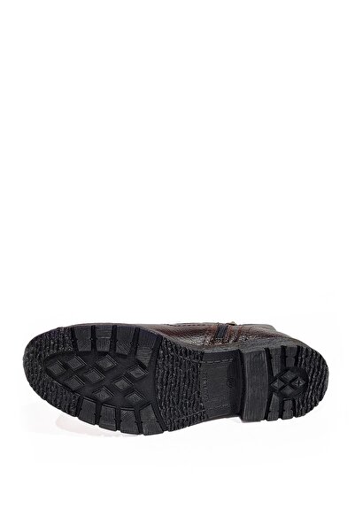 Jump Чоловічі шкіряні з підкладкою з хутра, нековзною підошвою та застібкою-блискавкою, зимові черевики