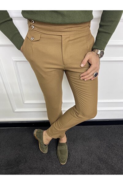 SARDINELLI Slim Fit Özel Tasarım Kumaş Pantolon