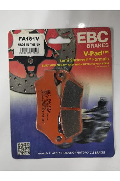 EBC Fa181v 2014-2022 Bajaj Pulsar Rs 200  Uyumlu Ön Fren Balatası Yarı Sinter...