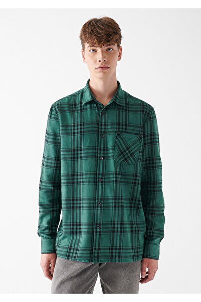 Mavi Зелена сорочка в клітинку Regular Fit / Нормальний крій 0210320-82554
