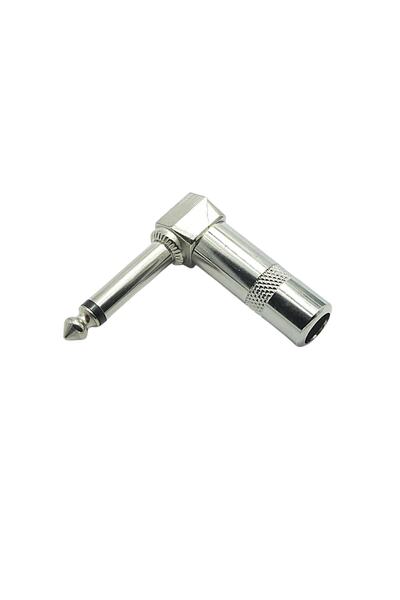 yonextt 6.3 Mm Mono L Tip Metal Gitar Jack