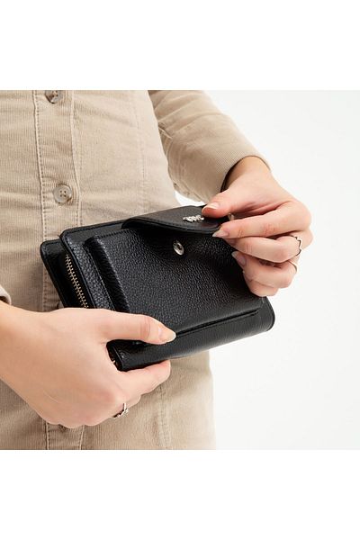 Tamer Tanca Women's Leather Casual Wallet, card holder, keychain 898 908 Bn Wallet Sk22/23