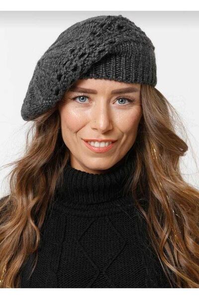 sema aksesuar قبعة محبوكة بتصميم رسام للموسم الجديد للسيدات