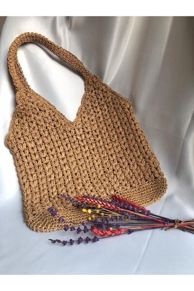 YUKATİCARET Handmade Hasır Çanta