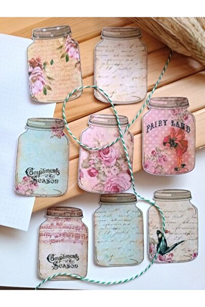 EyER Shoping Velika vintage nalepnica pogodna za bullet journal.