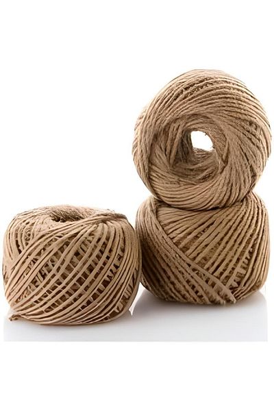 GKN CONCEPT Jute Rope Straw Rope 100 Meters 3 Pieces