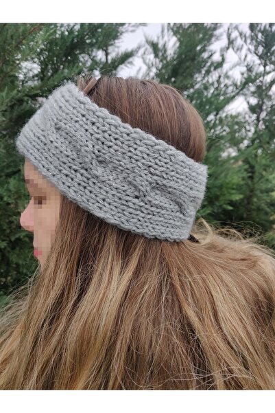 BEDYD Hand Made Gri Simli Saç Bandı
