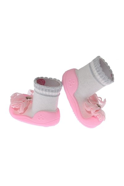 Attipas Crystal Pink Barefoot First Step Shoes