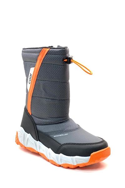 Cool Molina Orthopedic Water Repellent Boys Smoked Snow Boots