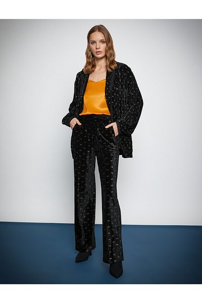 Koton Melis Ağazat X – Cordhose mit weitem Bein und elastischem Bund