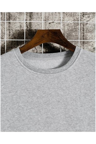 Tünel moda Crew Neck Plain Unisex Kids Sweatshirt