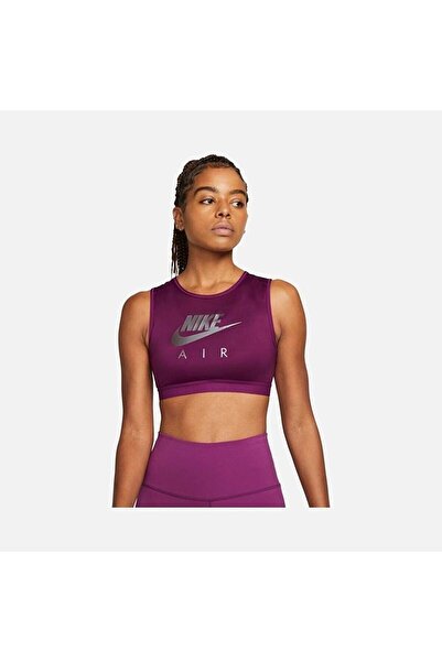 Nike Air Swoosh средно поддържащ спортен сутиен с висока яка за жени