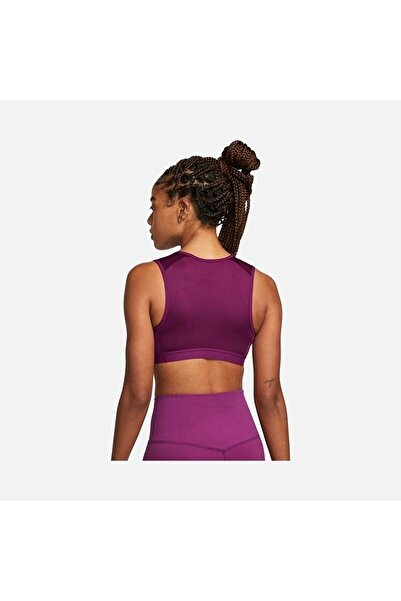 Nike Air Swoosh средно поддържащ спортен сутиен с висока яка за жени