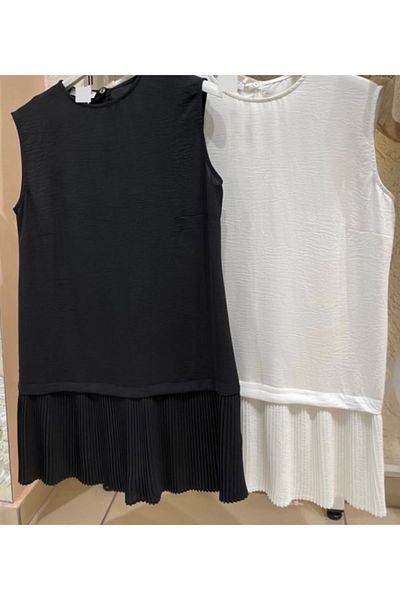 TRN Pleated Underwear White