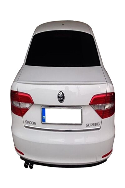 sniper tuning Skoda Süperb Anatomik Spoiler 2009-2015 Uyumlu Boyasız Ve Astar...