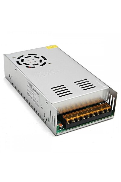 ATAELEKTRONİK 24 Volt Led Işık Için Trafo Adaptör 24 Volt 20 Amper 24v 20a Metal Adaptör Trafo