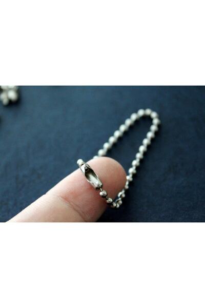 yfhobi 10 Adet - Top Zincir Bağlantı Aparatı, Nikel Kaplama (2 Mm - 2.4 Mm To...