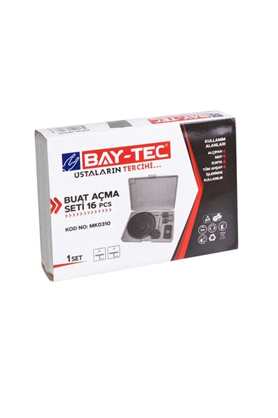 Baytec Bay-Tec Junction Box Opening Set 16 Pcs Mk-0310 16 Pieces