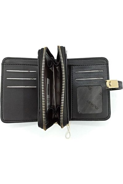 Armine Black Laser Printed Women's Wallet - C01