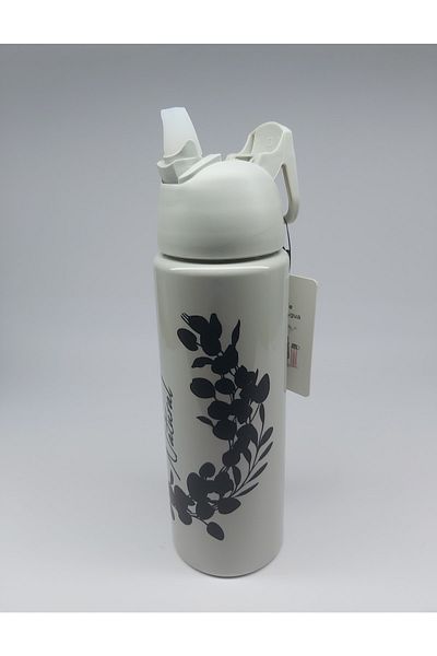 GÜVENEVİ 700 Ml Water Bottle with Straw - Water Bicycle Flask - Quick Bottle - School Water Bottle