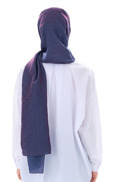 chale monde Model în spirală Jacquard Seria Elegante Viscon cu curea șal și plic cadou 75x200