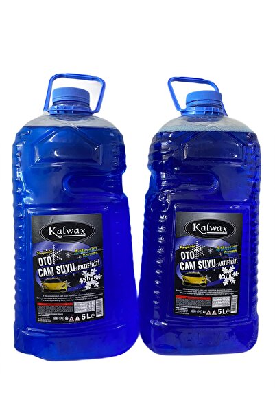 Kalwax Kışlık Cam Suyu Antifrizi 5 Lt -10 °c Parfümlü 2 Adet