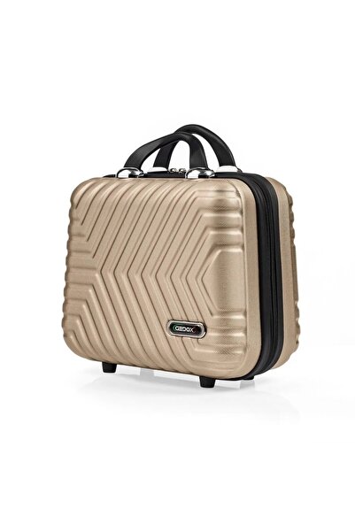 Gedox G&d Polo Suitcase Abs Makyaj&hostes El Çantası Bej 54955