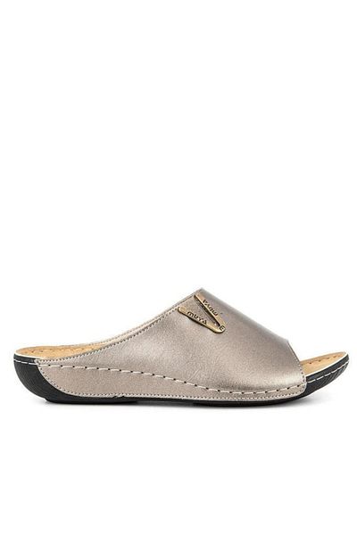 Muya Dion 32252-772 Heel Gel Ανατομική Σόλα Γυναικείες Παντόφλες Steel 36-40