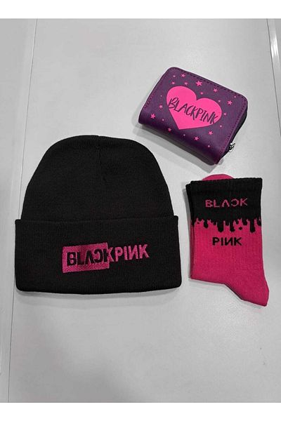 GC GÖKHAN CLUB Πορτοφόλι Blackpink Socks Beret