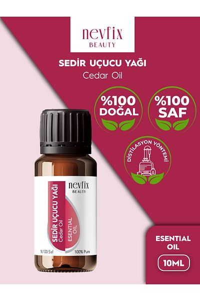 Nevfix Beauty 10 Ml 100% Pure Essential Cedar Oil