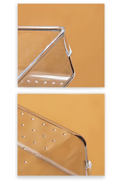 Meleni Home Drawer Organizer, Modular Storage Container - Makeup Jewelry Organizer - 15 X 7.5 cm