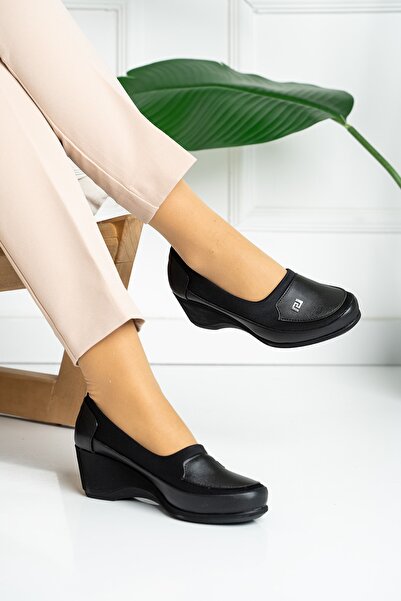 MERVESTORE أحذية نسائية بكعب عريض لتقويم العظام