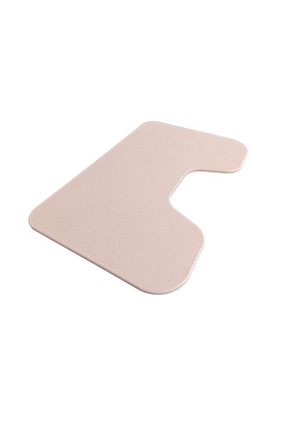 DİATOMPASPAS Toilet Seat Pink Diatomite Diatom Mat Super Absorbent Magic Bathroom Mat Water-Pulling Mat