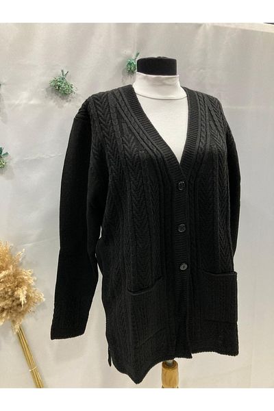 Sel Tekstil Plus Size Mother Cardigan
