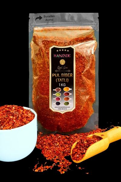 Hanzade Bitkisel Tatlı Pul Biber 1 Kg