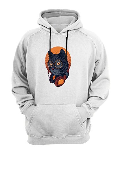 WİDİ Світшот з котячим принтом