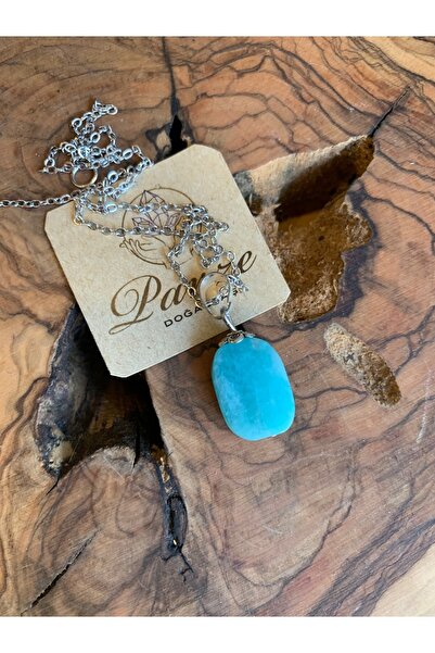 parze doğaltaş قلادة امازونيتي