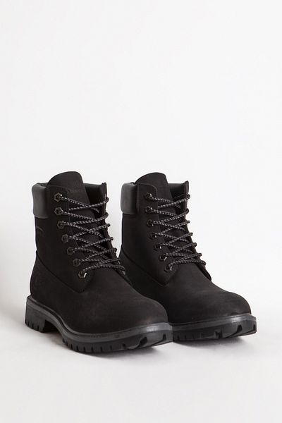 Hammer Jack Ανδρικές μπότες Waterproff Lace-Up Casual Real Nubuck Leather Hj 1101m Μαύρο