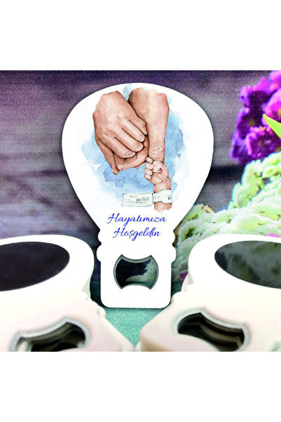 Ege ajans 10 Adet (İSİMLİ KARTLI VE JELATİNLİ) Anne Babak Bebek Konsept Balon...