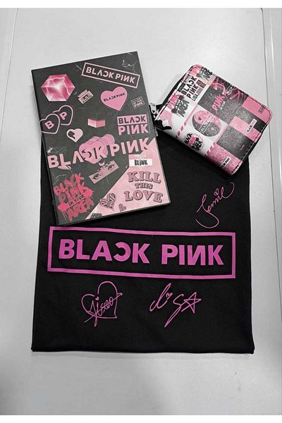 GC GÖKHAN CLUB Πορτοφόλι σημειωματάριο μπλουζάκι Blackpink