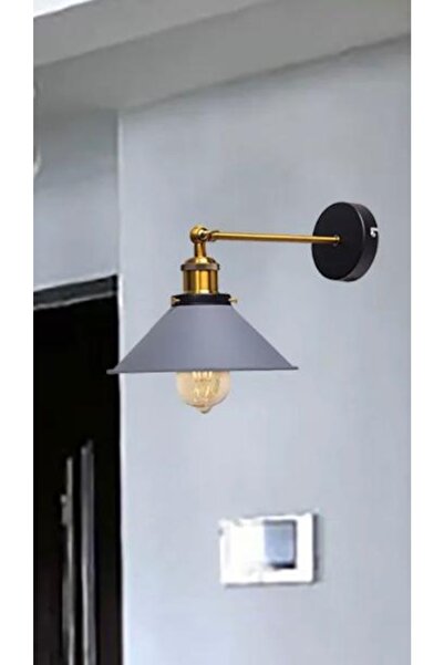 Rsylight Retro Metal Rustic Articulated Gray Decorative Wall Sconce