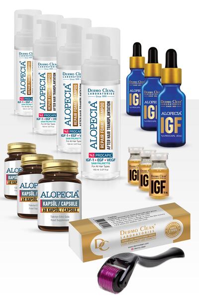 Dermo Clean Alopecıa 6 Aylık Saç Ekim Sonrası Set