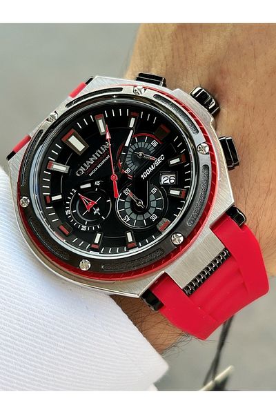 Quantum Silicone Cord 10 Atm Waterproof Men's Wristwatch