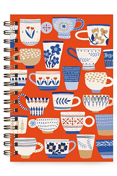 Paper&More A5 Süresiz Planlayıcı Ajanda, Aylık&haftalık, Stickerlı, Spiralli,...