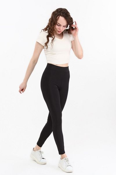 Floral Sport Colanți negri pentru scafandru cu talie înaltă - elastic pentru utilizare zilnică