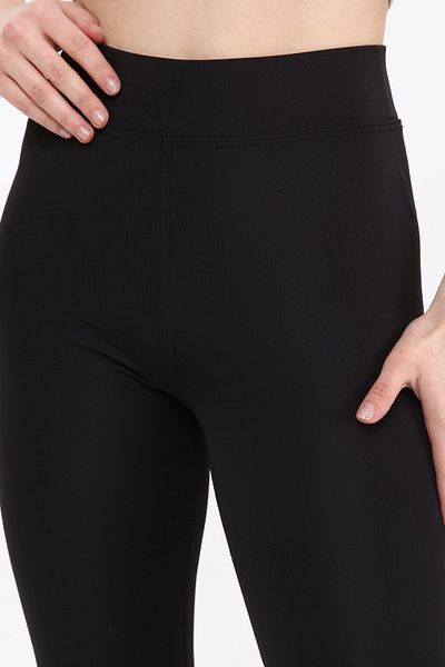 Floral Sport Colanți negri pentru scafandru cu talie înaltă - elastic pentru utilizare zilnică