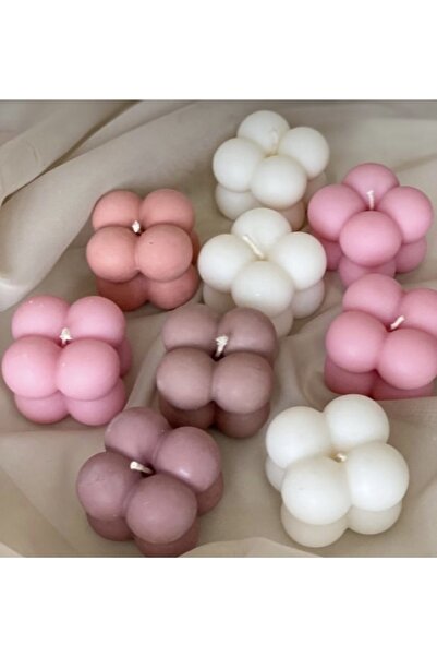 BYZDİZAYN Mini Bubble Mum 10 Adet