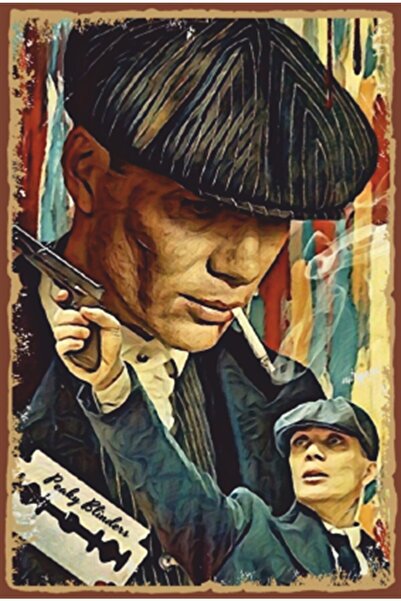 Hayat Poster Poster retro din lemn Peaky Blinders