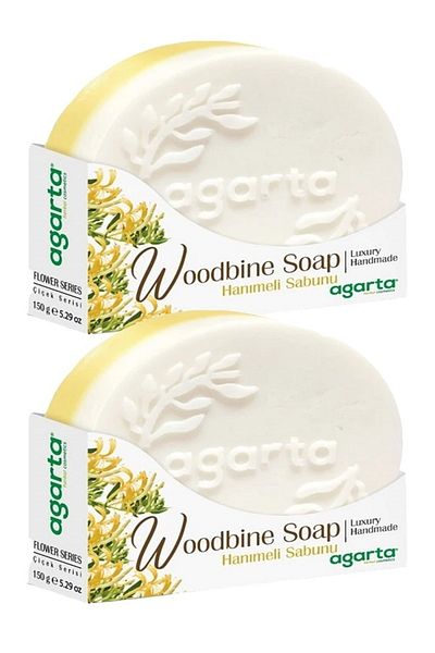 Agarta Natural Flower Garden Soap Honeysuckle 150g 2 Pieces