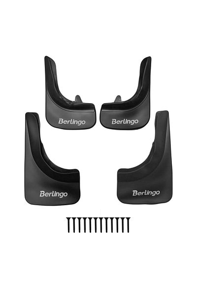 Cross Oto Aksesuarları 4-Piece Front/Rear Set Compatible with Citroen Berlingo